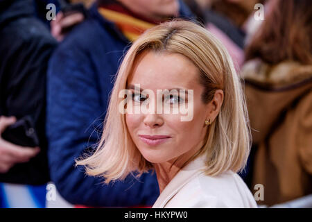 The judges attends the Red Carpet arrivals for Britain’s Got Talent on  29/01/2017 at The London Palladium, . Persons pictured: Amanda Holden. Stock Photo