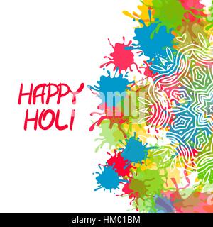 Indian festival Happy Holi Stock Vector