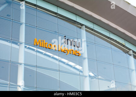 Intu Milton Keynes shopping Centre at the Point in Milton Keynes, England Stock Photo