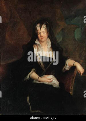 Johanna Charlotte of Anhalt-Dessau, margravine of Brandenburg-Schwedt and Princess-Abbess of Herford Stock Photo