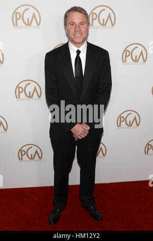 Clark Spencer arrives at the 28th Annual Producers Guild Awards at The Beverly Hilton Hotel in Beverly Hills, California on January 28, 2017. Stock Photo
