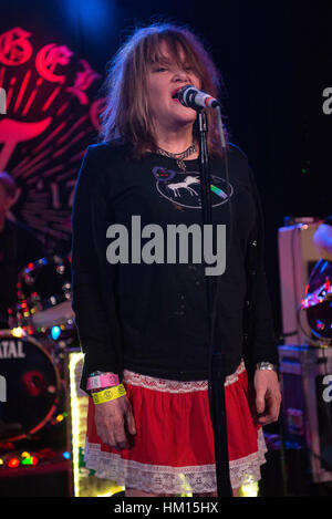 X performs live at The Roxy Theatre  Featuring: Exene Cervenka Where: Los Angeles, California, United States When: 30 Dec 2016 Credit: Charlie Steffens/WENN.com Stock Photo