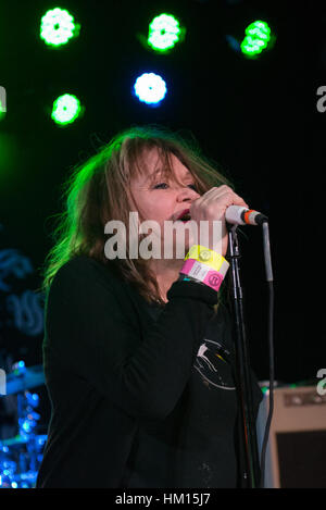 X performs live at The Roxy Theatre  Featuring: Exene Cervenka Where: Los Angeles, California, United States When: 30 Dec 2016 Credit: Charlie Steffens/WENN.com Stock Photo