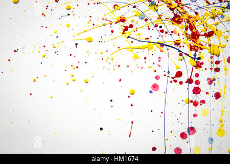 Abstract colorful  Splash watercolor background Stock Photo