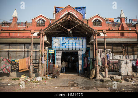 New Market (formerly known as Hogg Market) in Kolkata (Calcutta), West Bengal, India. Stock Photo