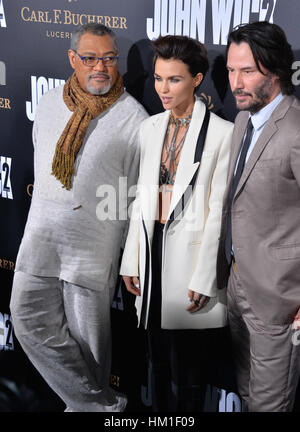 John Wick: Chapter 4 on X: Keanu Reeves, Laurence Fishburne, @RubyRose,  @Common, and the cast and filmmakers attend the #JohnWick2 premiere!   / X