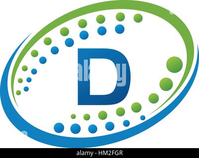 Health Infinity Motion Solution Initial D Stock Vector