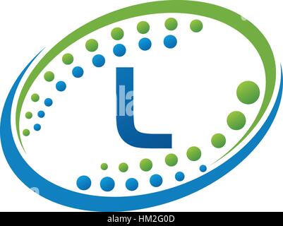 Health Infinity Motion Solution Initial L Stock Vector