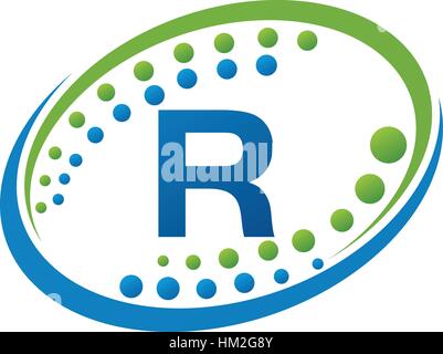 Health Infinity Motion Solution Initial R Stock Vector