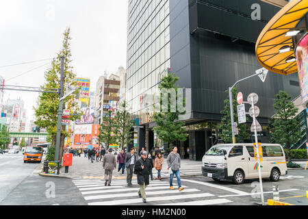 Tokyo, Akihabara. NOVEMBER 26, 2015.  Akihabara in tokyo. Akihabara gained the name Akihabara Electric Town for being a major shopping center for hous Stock Photo