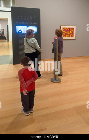 Museum of Fine Arts Boston MA galleries collection gallery entrance Stock Photo