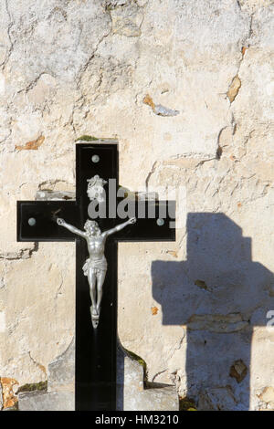 Jésus-Christ sur la croix. Stock Photo