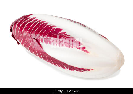 red chicory isolated on white Stock Photo