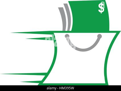 Shopping Speed Online Stock Vector