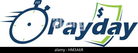 Payday Logo Emblem Stock Vector