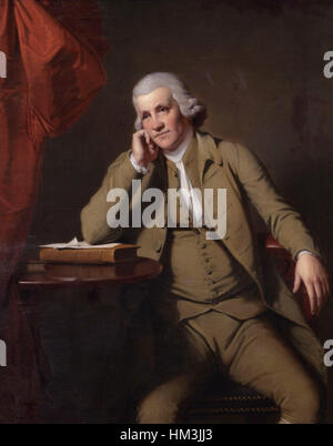 Jedediah Strutt by Joseph Wright of Derby Stock Photo