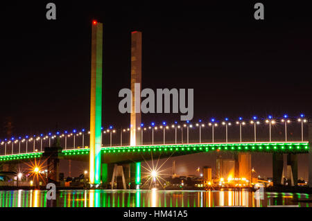 Bolte Bridge of the Citilink in Melbourne Australia Stock Photo