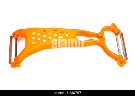 Plastic orange peeler Stock Photo