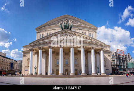 Bolshoi theatre in Moscow, Russia Stock Photo