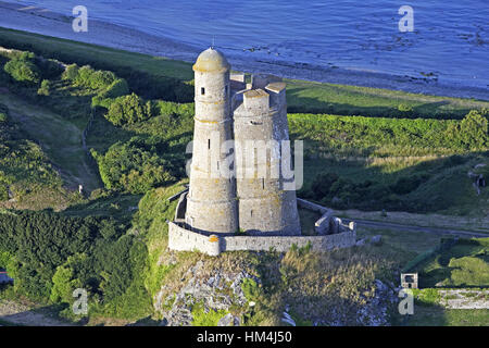 Tahitou Island (north-western France): Vauban Fort. Stock Photo