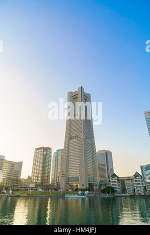 Yokohama,Japan - November 24,2015 : Yokohama city , Yokohama is the third biggest city in Japan. Stock Photo