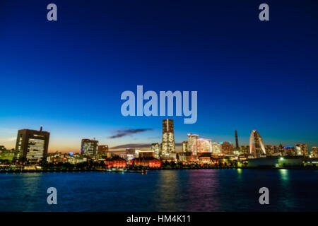 Yokohama,Japan - November 24,2015 : Yokohama city , Yokohama is the third biggest city in Japan. Stock Photo