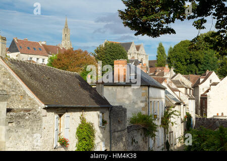 Senlis (northern France) Stock Photo