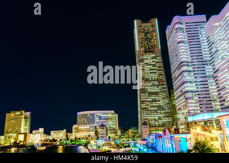 Yokohama,Japan - November 24,2015 : Yokohama city , Yokohama is the third biggest city in Japan. Stock Photo