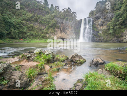 Hunua Waterfall, Hunua, North Island, New Zealand Stock Photo