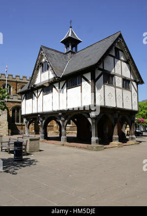 The Old Grammar School in Market Harborough Stock Photo