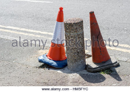 broken bollard Stock Photo, Royalty Free Image: 5721776 - Alamy