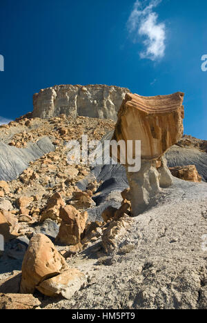 Nipple Bench massif at Staircase-Escalante Nat Monument from Smoky Mountain Road near Lake Powell, Glen Canyon Area, Utah, USA Stock Photo