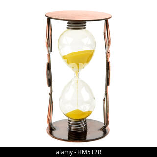 hourglass isolated on white background Stock Photo