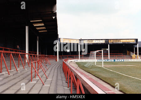 General view of Fellows Park, Walsall Football Club on 4th May 1989