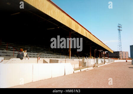 Poole Stadium, home of Poole Town Football Club (Dorset), pictured in April 1994 Stock Photo