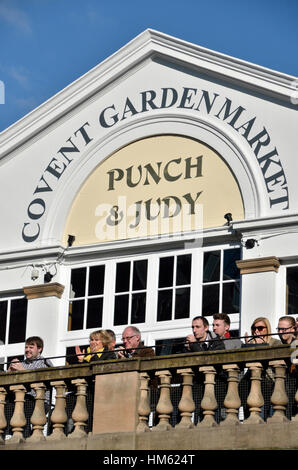 Punch and Judy pub in Covent Garden, London, UK Stock Photo