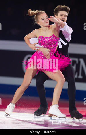 Alexandra STEPANOVA, Ivan BUKIN Stock Photo