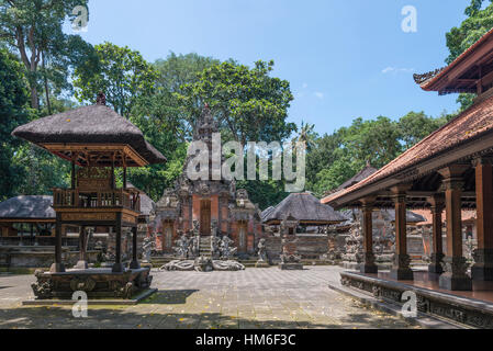 Hindu temple, Pura Dalem Agung Padangtegal, Sacred Monkey Forest Sanctuary, Ubud, Bali, Indonesia Stock Photo
