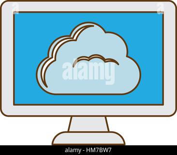 database hosting related icon image, vector illustratuion Stock Vector