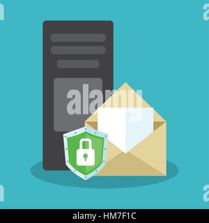 cyber security design Stock Vector
