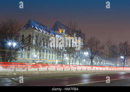 Palace of Justice in Bucharest city Stock Photo