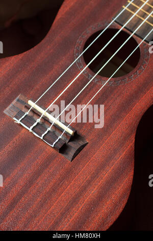Ukulele in sunlight Stock Photo