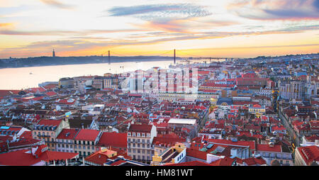 Beautiful cityscape of Lisbon, Portugal Stock Photo