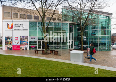 Teesside University Middlesbrough Campus Students Union Building Stock Photo