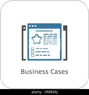 Business Cases Icon. Flat Design Stock Vector Image & Art - Alamy