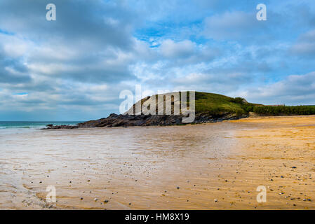 Church Cove, Gunwalloe, Cornwall was used for the shipwreck scene in the BBC series, Poldark Stock Photo