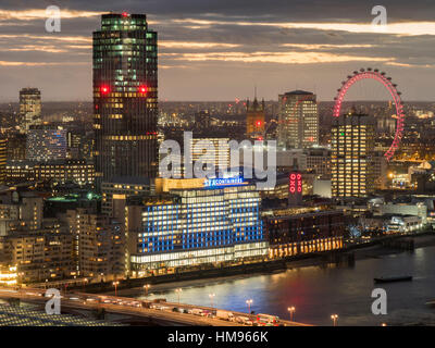 Cityscape from St. Paul's, London, England, United Kingdom Stock Photo