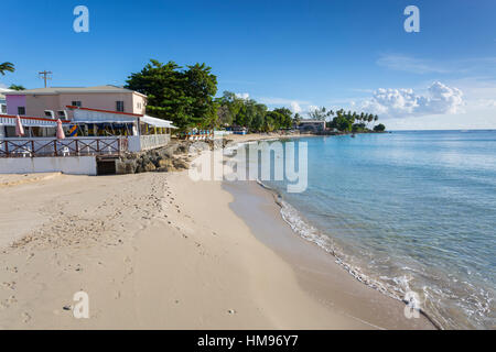 The Beach, Speightstown, St. Peter, Barbados, West Indies, Caribbean, Central America Stock Photo