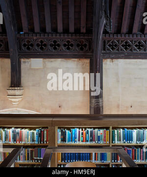 Longwall Library Remodeled interior of Buckler building, third floor with study desks ...