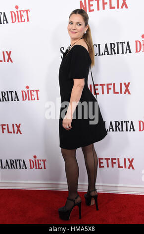 Hollywood, California, USA. 1st Feb, 2017. Drew Barrymore arrives for the premiere of the film 'Santa Clarita Diet' at the Cinerama Dome theater. Credit: Lisa O'Connor/ZUMA Wire/Alamy Live News Stock Photo
